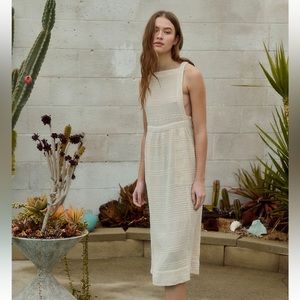 Free People Good for the Soul Pinafore Midi dress